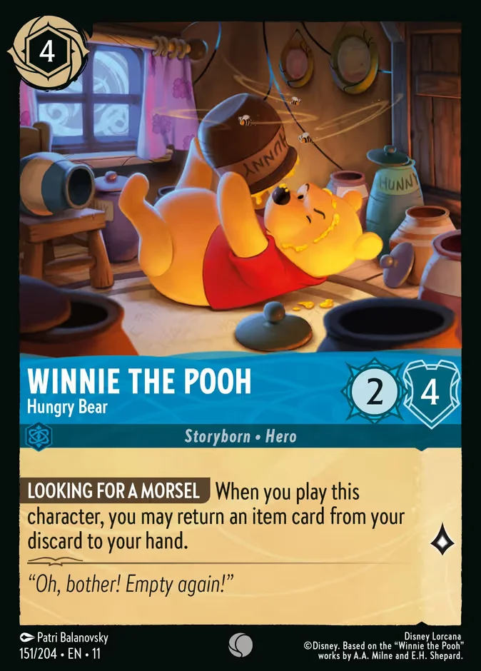 Winnie the Pooh - Hungry Bear 「11-151」「EN」