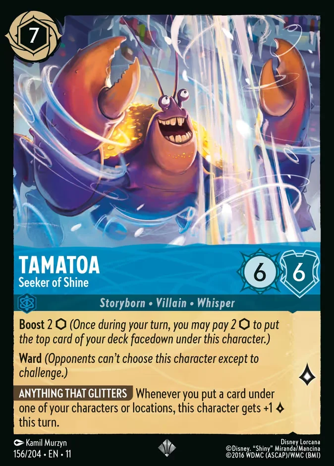 Tamatoa - Seeker of Shine 「11-156」「EN」