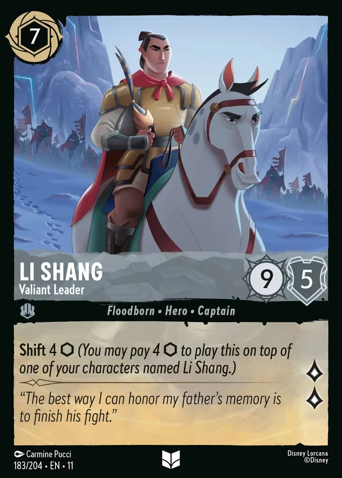 Li Shang - Valiant Leader 「11-183」「EN」