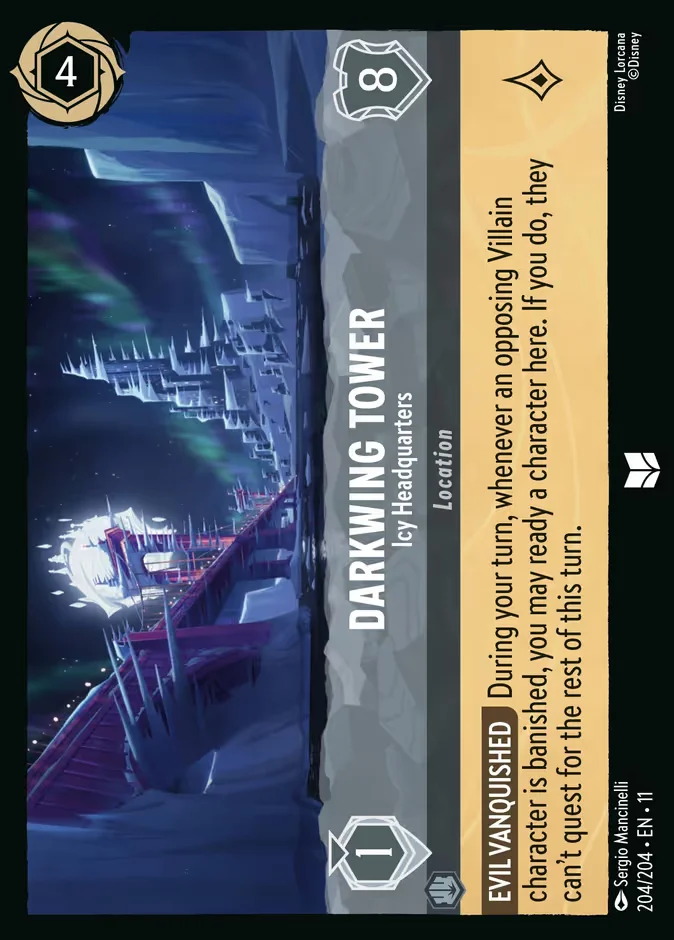 Darkwing Tower - Icy Headquarters 「11-204」「EN」