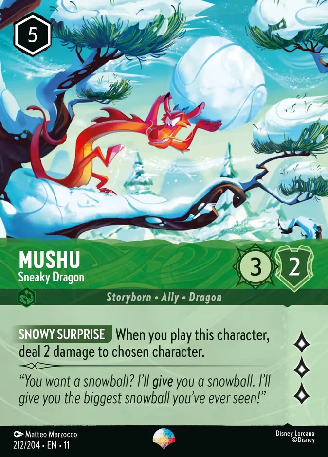 Mushu - Sneaky Dragon 「11-212」「EN」