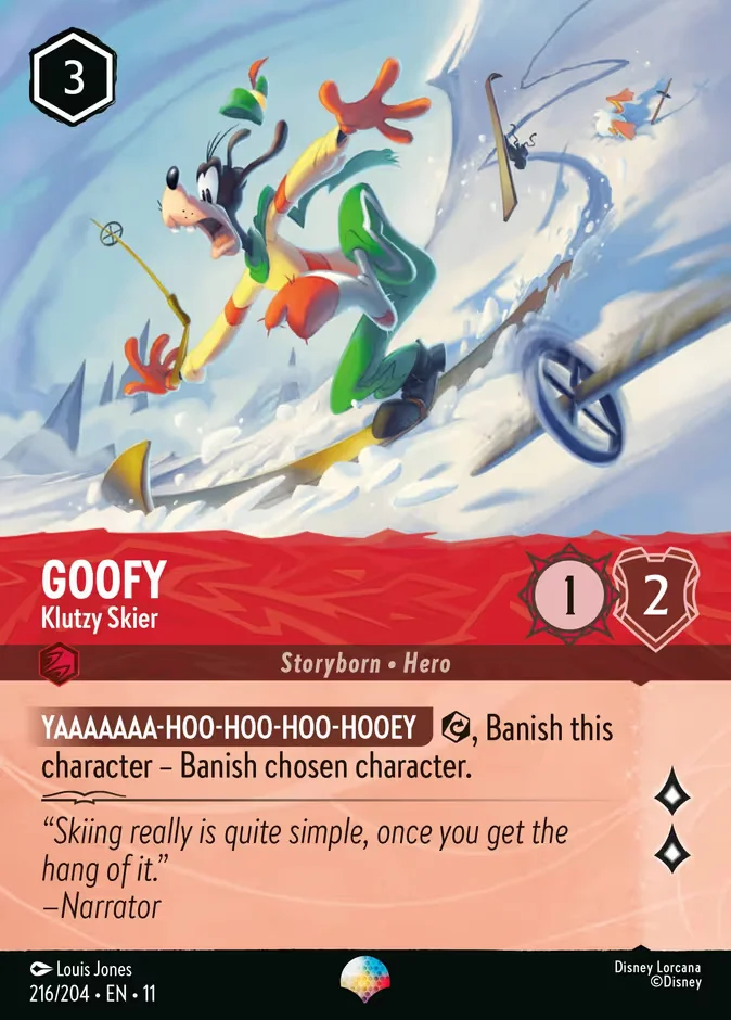Goofy - Klutzy Skier 「11-216」「EN」