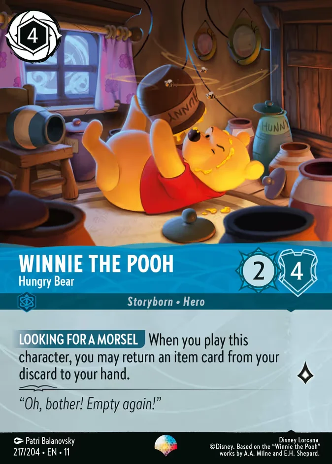 Winnie the Pooh - Hungry Bear 「11-217」「EN」