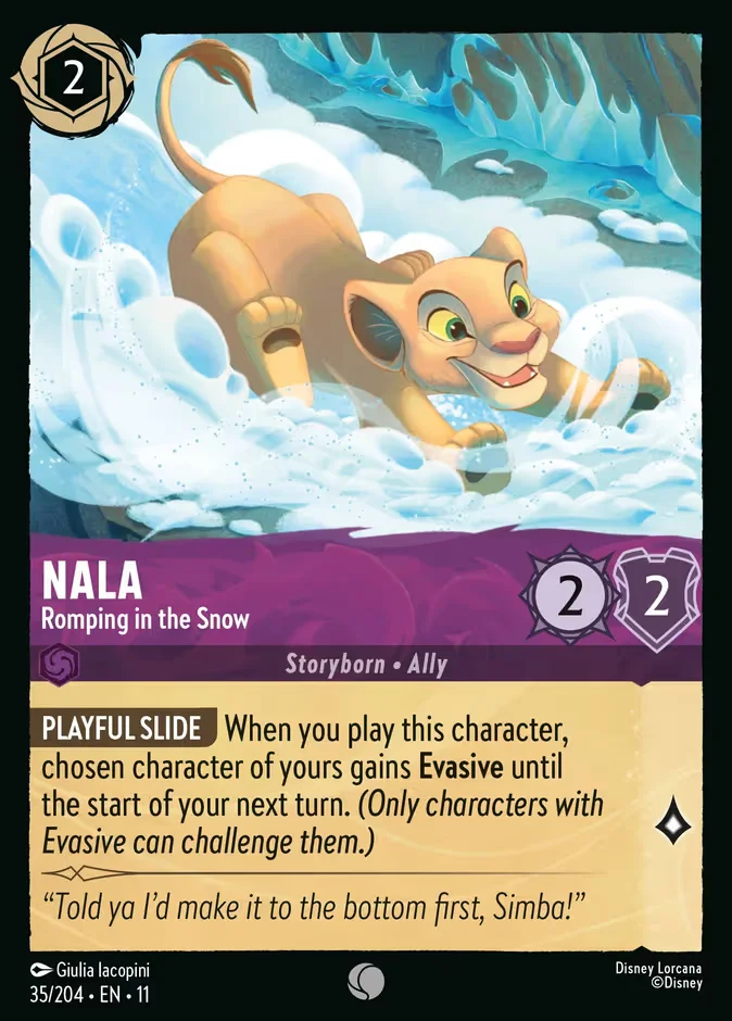 Nala - Romping in the Snow 「11-35」「EN」