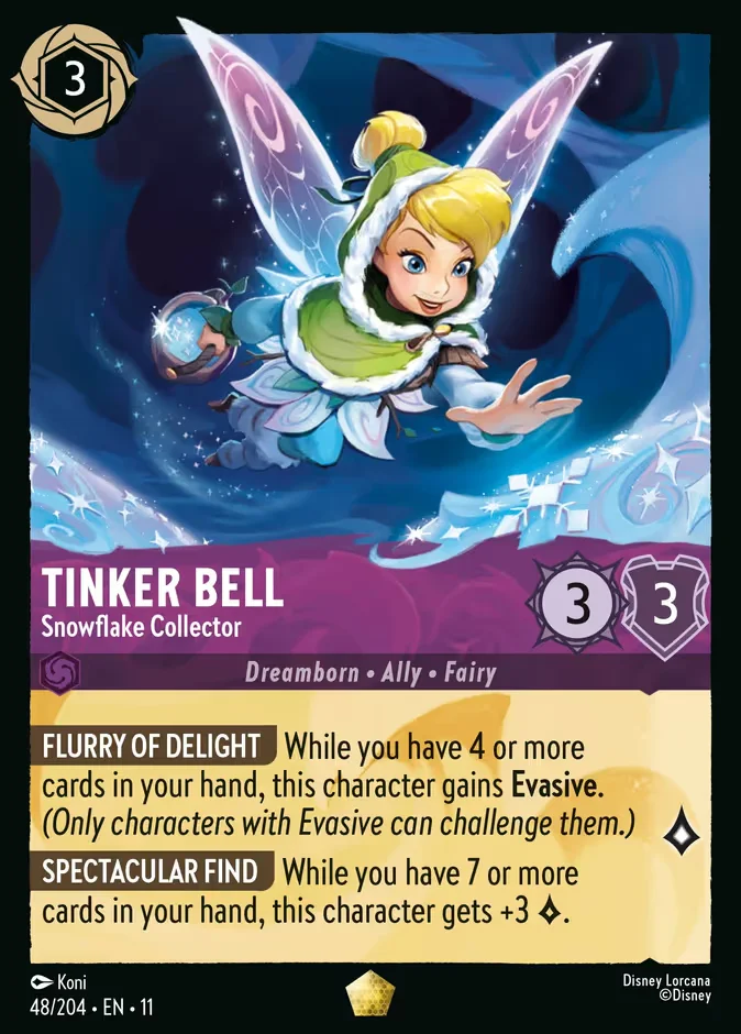 Tinker Bell - Snowflake Collector 「11-48」「EN」
