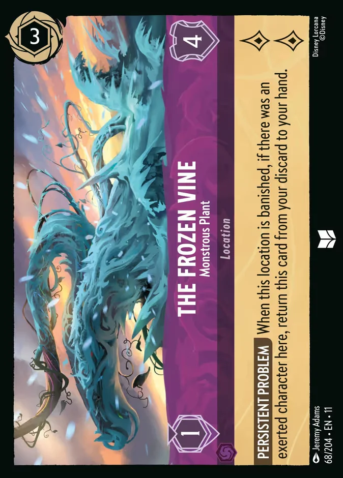 The Frozen Vine - Monstrous Plant 「11-68」「EN」