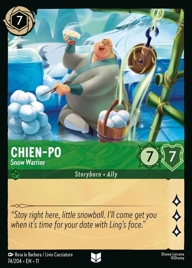 Chien-Po - Snow Warrior 「11-74」「EN」