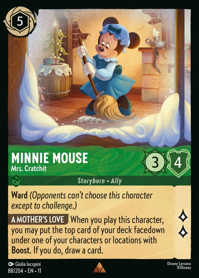 Minnie Mouse - Mrs. Cratchit 「11-88」「EN」