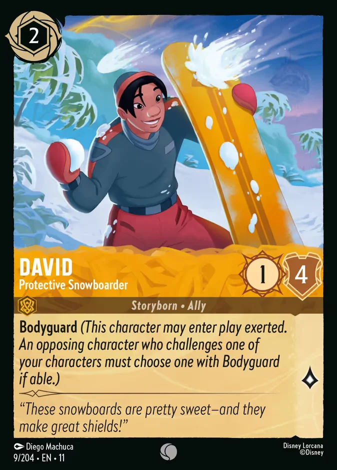 David - Protective Snowboarder 「11-9」「EN」