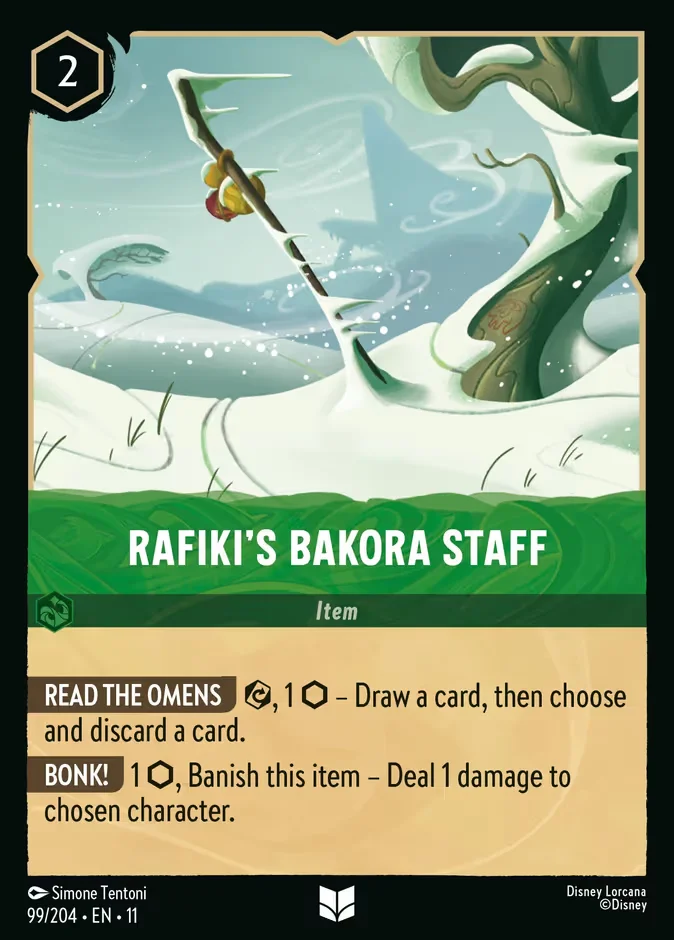 Rafiki's Bakora Staff 「11-99」「EN」