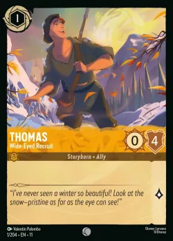Thomas - Wide-Eyed Recruit #1 · Disney Lorcana