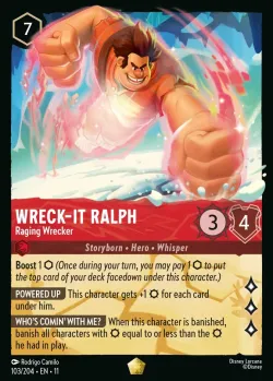 Wreck-it Ralph - Raging Wrecker #103 · Disney Lorcana