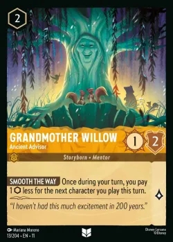 Grandmother Willow - Ancient Advisor #13 · Disney Lorcana