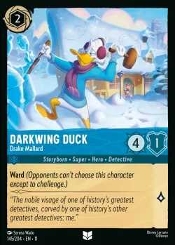 Darkwing Duck - Drake Mallard #145 · Disney Lorcana