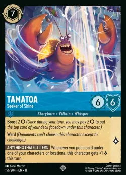 Tamatoa - Seeker of Shine #156 · Disney Lorcana