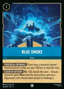 Blue Smoke #166 · Disney Lorcana