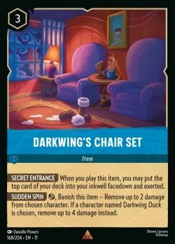 Darkwing's Chair Set #168 · Disney Lorcana