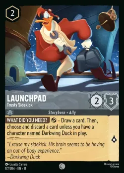 Launchpad - Trusty Sidekick #177 · Disney Lorcana
