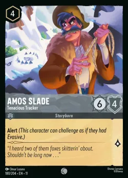 Amos Slade - Tenacious Tracker #180 · Disney Lorcana