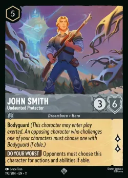 John Smith - Undaunted Protector #193 · Disney Lorcana