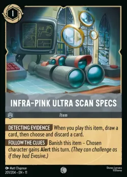 Infra-Pink Ultra Scan Specs 「11-201」「EN」