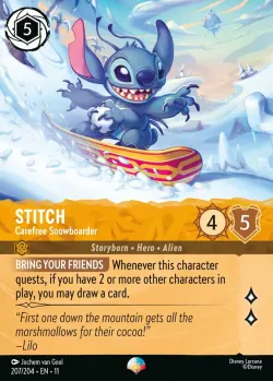 Stitch - Carefree Snowboarder 「11-207」「EN」
