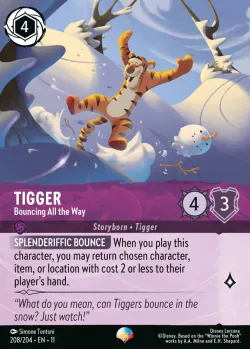 Tigger - Bouncing All the Way 「11-208」「EN」