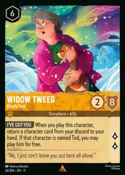 Widow Tweed - Kindly Soul #26 · Disney Lorcana