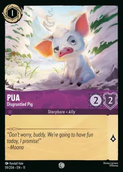Pua - Disgruntled Pig #59 · Disney Lorcana