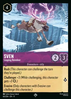 Sven - Leaping Reindeer #60 · Disney Lorcana