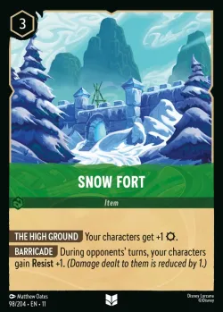 Snow Fort #98 · Disney Lorcana