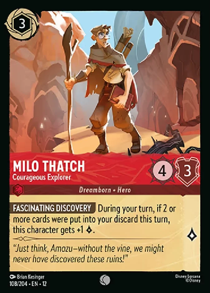 Milo Thatch - Courageous Explorer 「12-108」「EN」