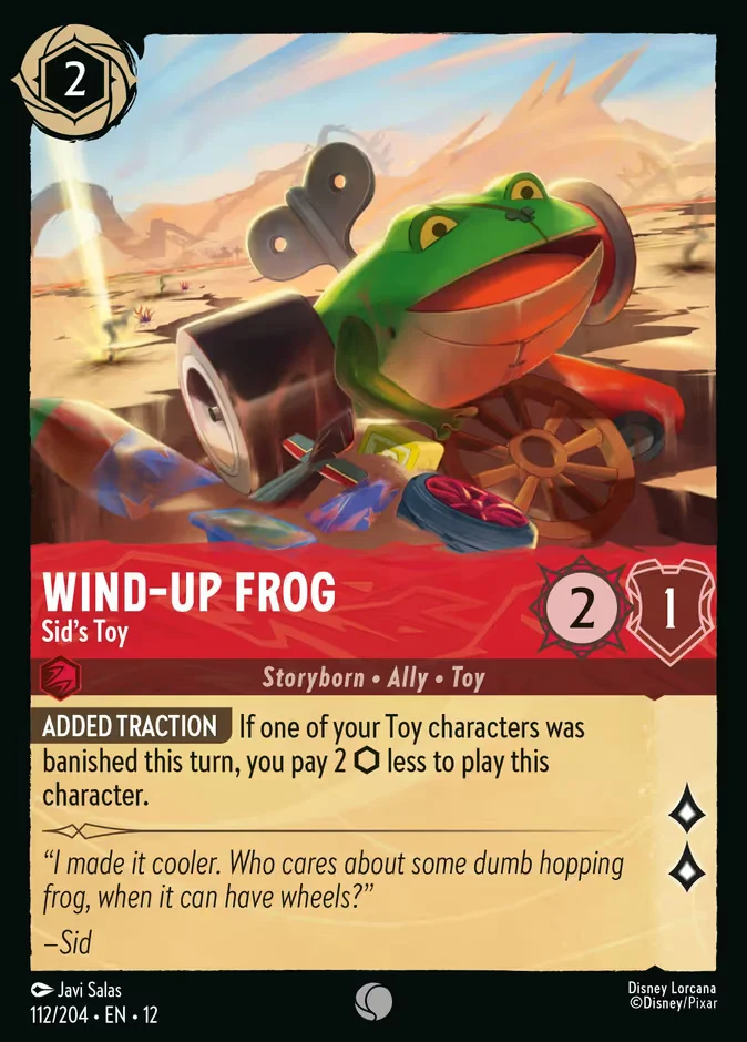 Wind-Up Frog - Sid's Toy 「12-112」「EN」