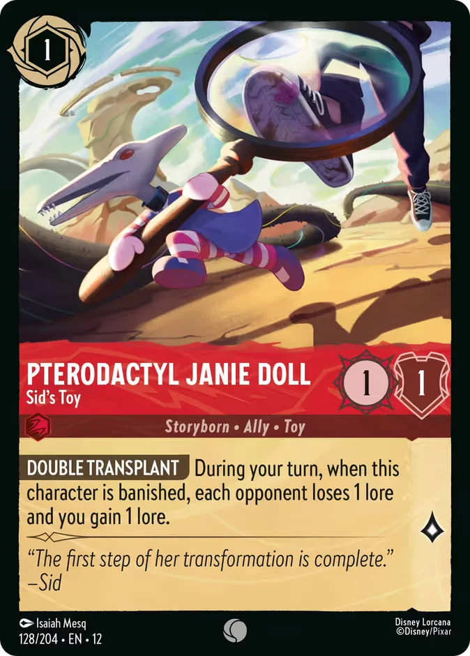 Pterodactyl Janie Doll - Sid's Toy 「12-128」「EN」