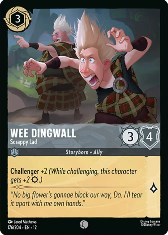 Wee Dingwall - Scrappy Lad 「12-176」「EN」