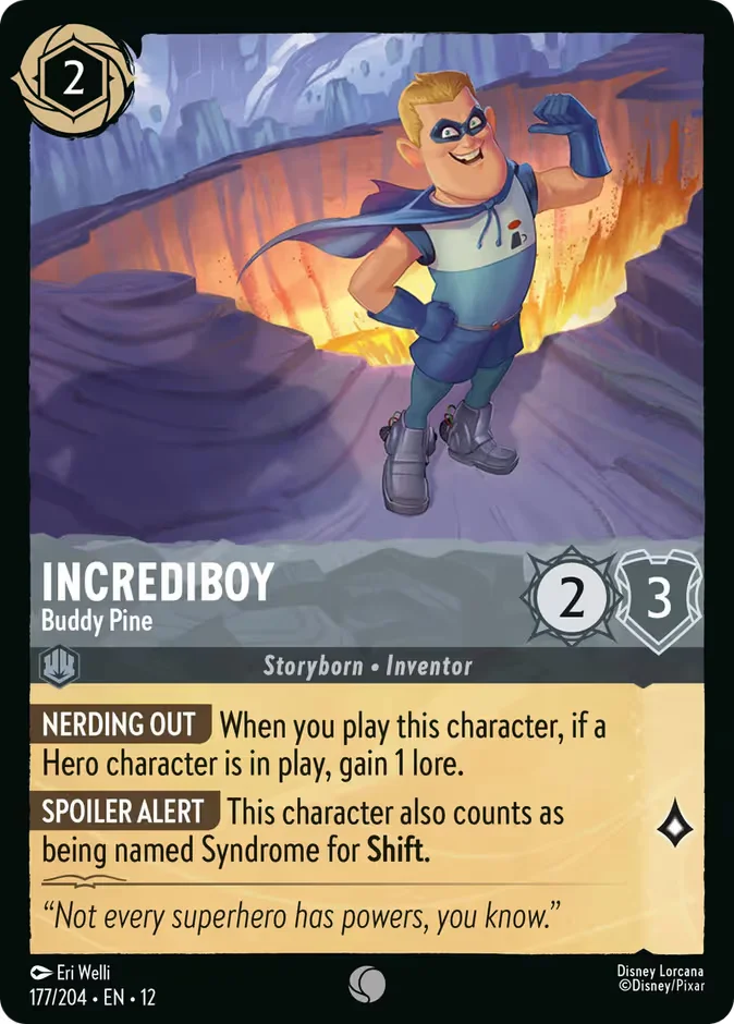 Incrediboy - Buddy Pine 「12-177」「EN」