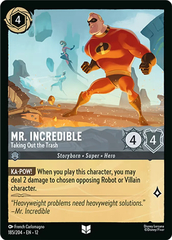 Mr. Incredible - Taking Out the Trash 「12-185」「EN」