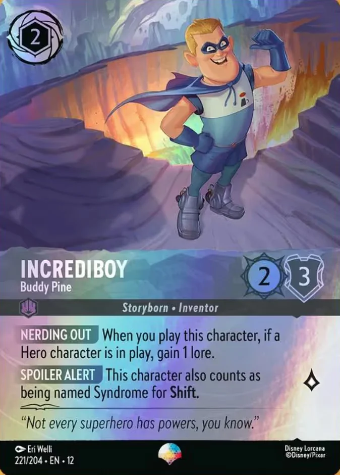 Incrediboy - Buddy Pine 「12-221」「EN」