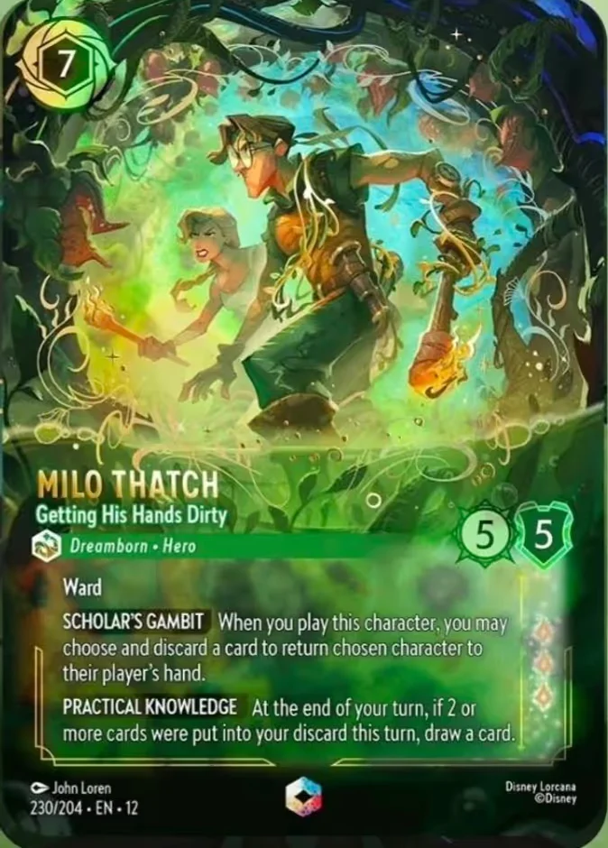 Milo Thatch - Getting His Hands Dirty 「12-230」「EN」