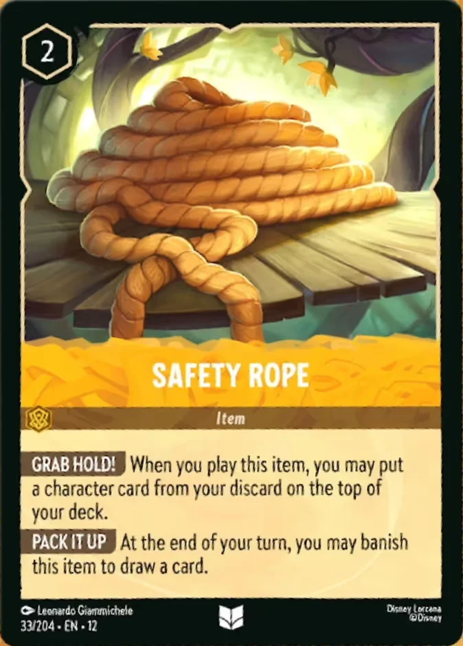 Safety Rope 「12-33」「EN」