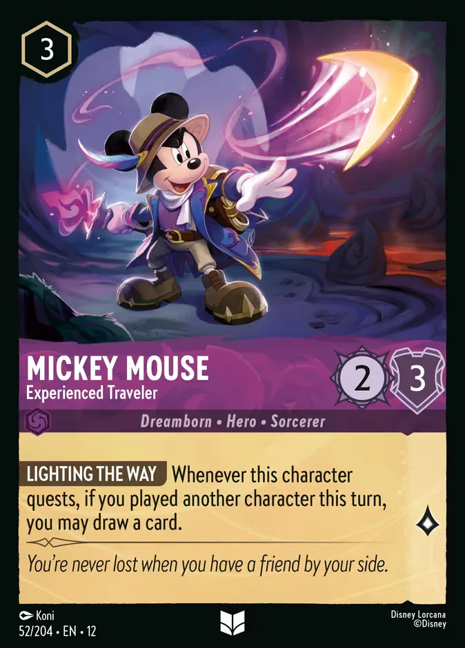 Mickey Mouse - Experienced Traveler 「12-52」「EN」