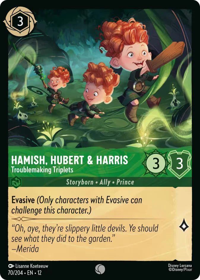 Hamish, Hubert & Harris - Troublemaking Triplets 「12-70」「EN」