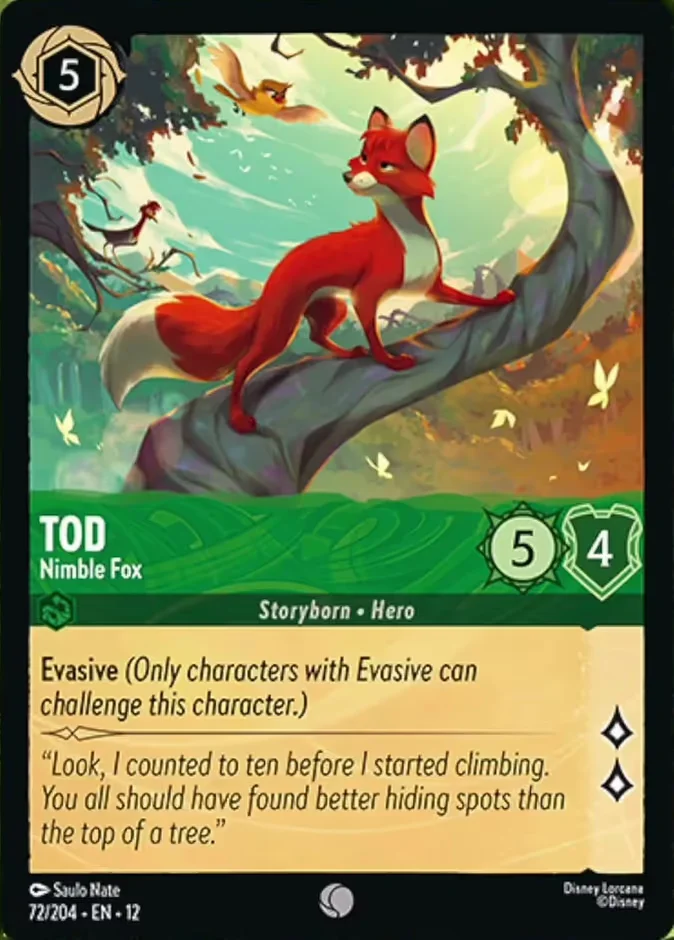 Tod - Nimble Fox 「12-72」「EN」