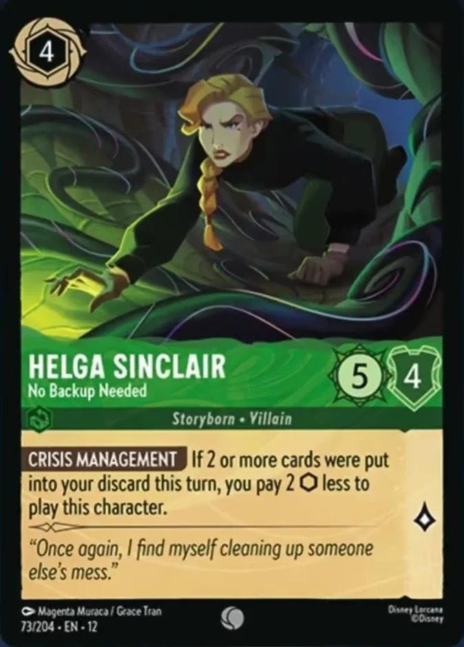 Helga Sinclair - No Backup Needed 「12-73」「EN」