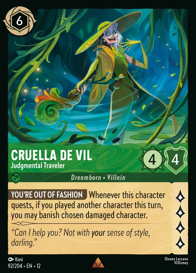 Cruella De Vil - Judgmental Traveler 「12-92」「EN」