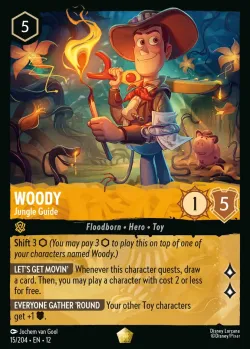 Woody - Jungle Guide #15 · Disney Lorcana