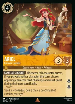Ariel - Curious Traveler #18 · Disney Lorcana