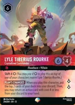 Lyle Tiberius Rourke - Crystallized Commander 「12-214」「EN」