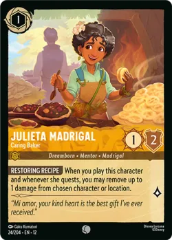 Julieta Madrigal - Caring Baker #24 · Disney Lorcana