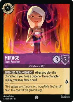 Mirage - Super Recruiter #53 · Disney Lorcana